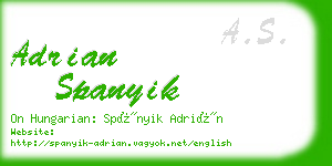 adrian spanyik business card